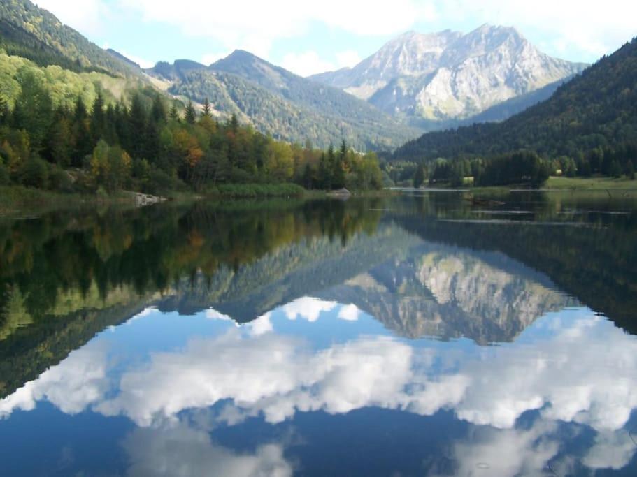 Appartement Montagne La Vallee Verte Coeur Station Hirmentaz Bellevaux Εξωτερικό φωτογραφία