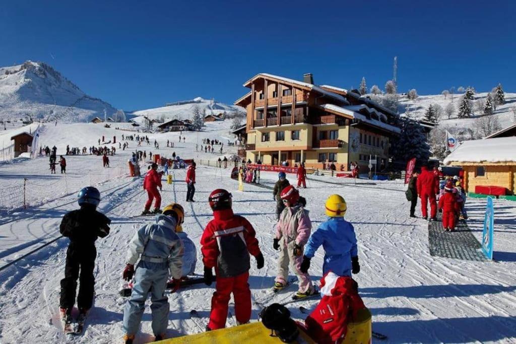 Appartement Montagne La Vallee Verte Coeur Station Hirmentaz Bellevaux Εξωτερικό φωτογραφία