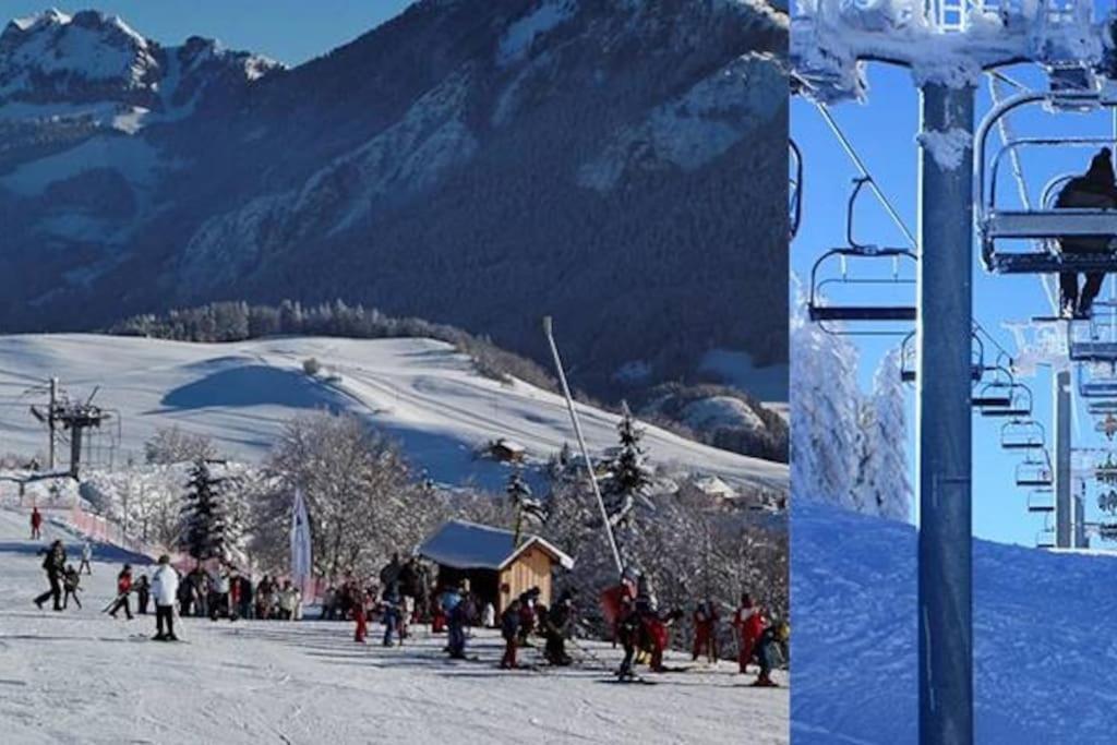 Appartement Montagne La Vallee Verte Coeur Station Hirmentaz Bellevaux Εξωτερικό φωτογραφία